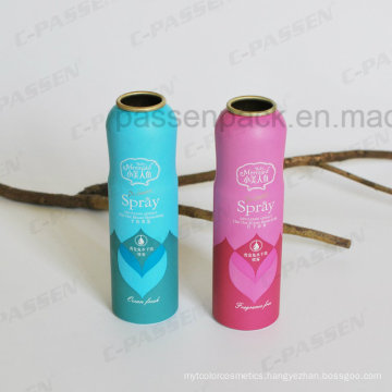 Aluminum Fragrance Perfume Aerosol Spray Can with Shaped Body (PPC-AAC-010)